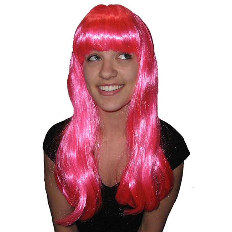 LW3034-Party Girl Pink Long Wig