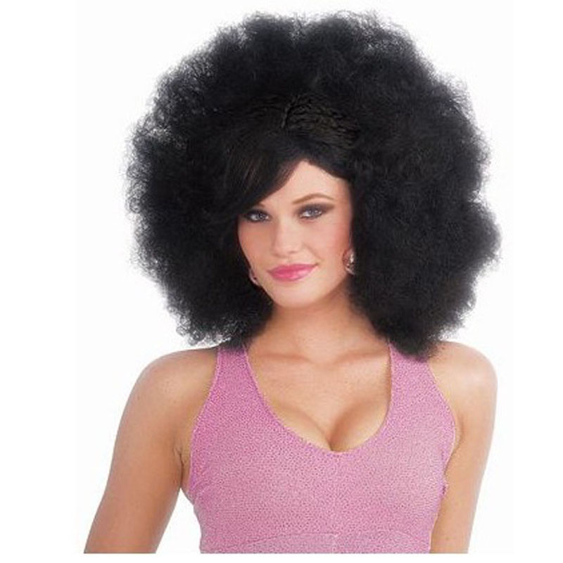 LW3082-Afro Pop Star Wig in Black