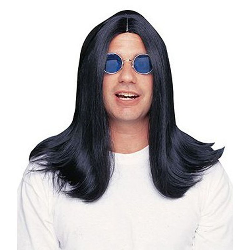 LW3059-Adult Deluxe Parted Black Wig