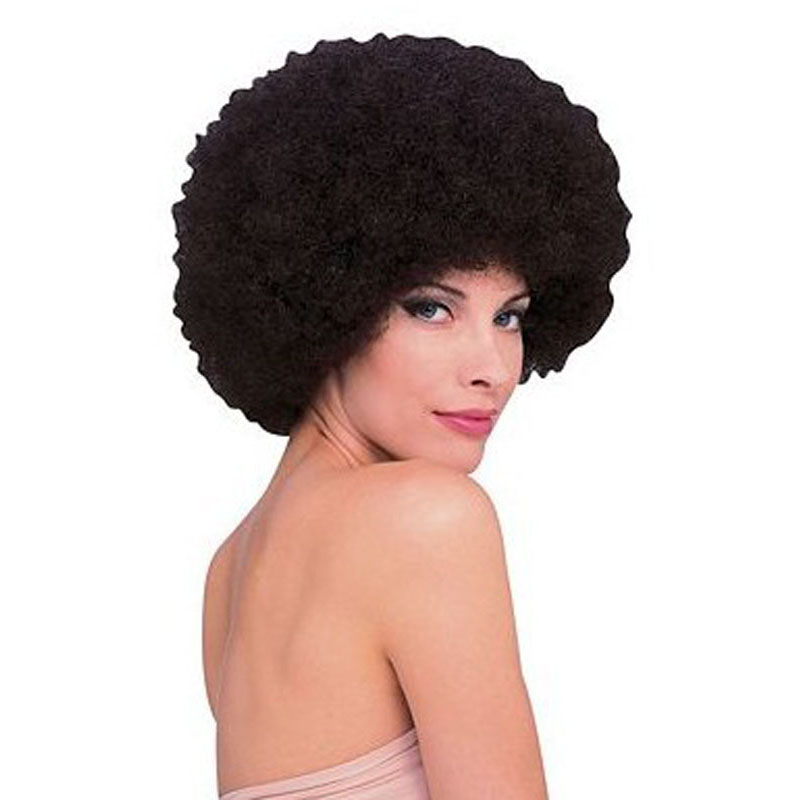 LW3055-Adult Brown Afro Wig