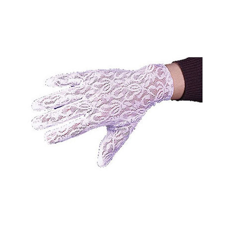 LG39035-White Lace Adult Gloves