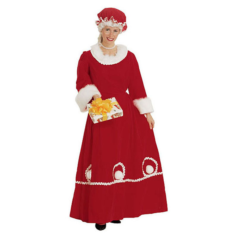 LX3025-Mrs. Santa Claus Costume