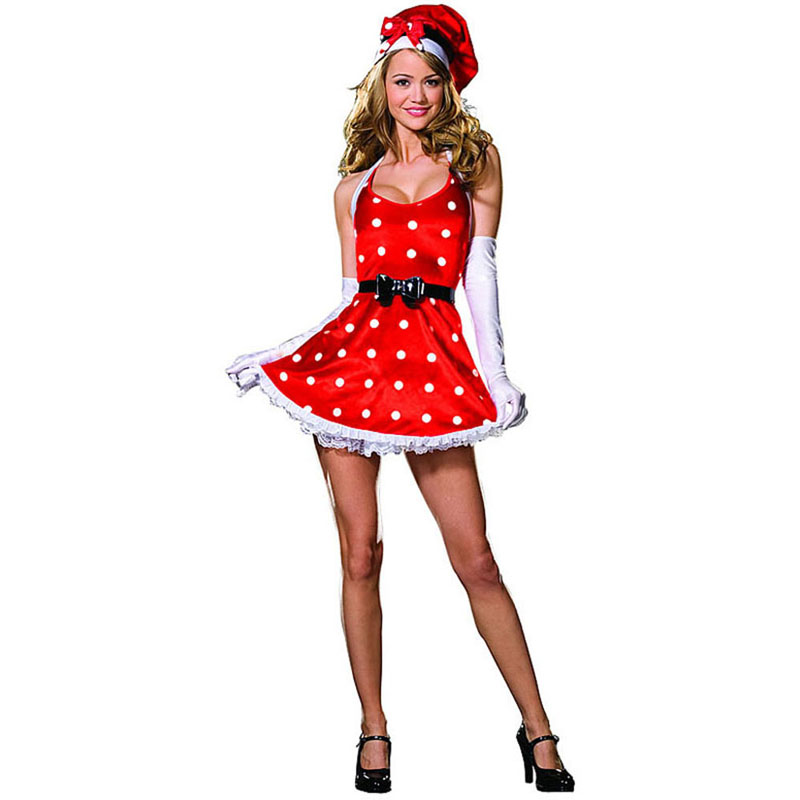 LX3019-Holiday Pinup Costume