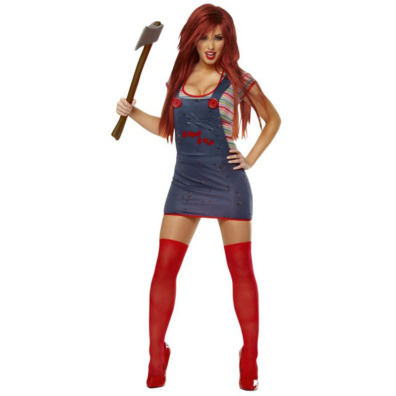 LAL119-CHUCKY SEXY COSTUME