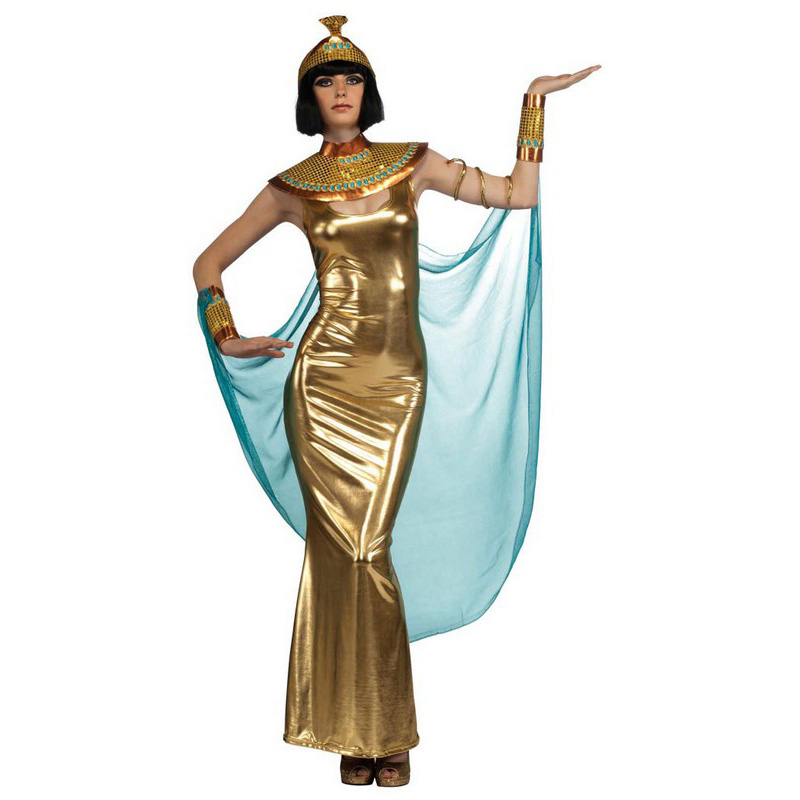 LAL933 Deluxe Cleopatra Costume Gold Cleo Adult