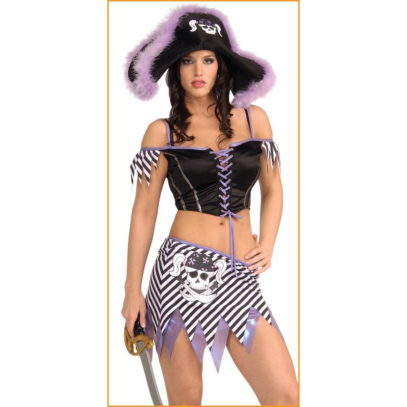 LAL953 Halloween Costumes Hot Pirate Chick Costume