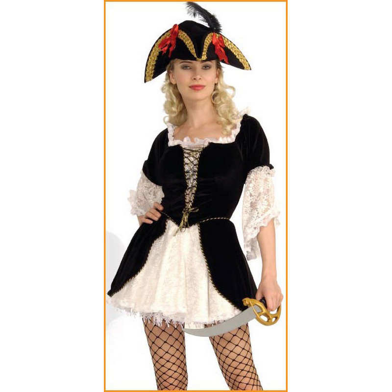 LAL959 Halloween Costumes Victorian Pirate Woman Costume