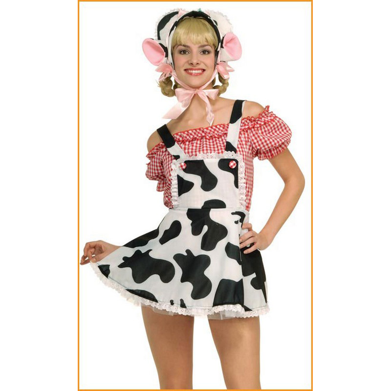 LAL960 Halloween Costumes Women's Cutie Cow Costume