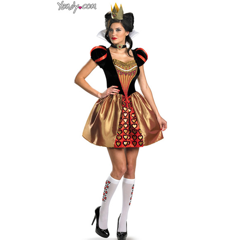 LAL1011 Sassy Red Queen Costume