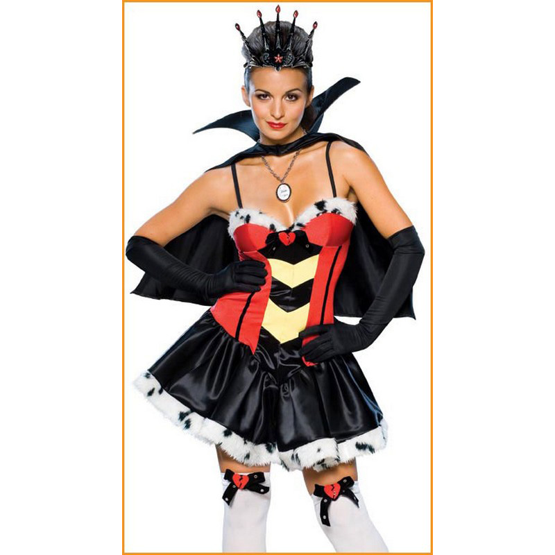 LAL1015 Sexy Costumes Wonderland Queen Halloween Costume