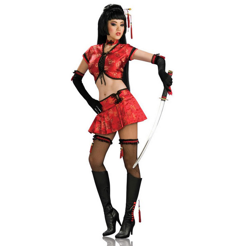LAL1021 Sexy Samurai Lady Japanese Costume