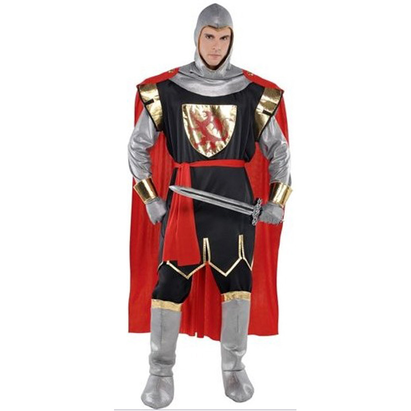 LAM166 Adult Brave Crusader Knight Costume