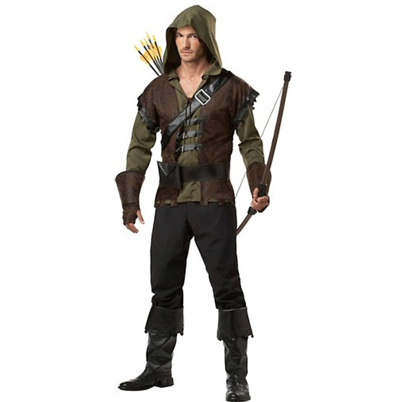 LAM174 Adult Rugged Robin Hood Costume
