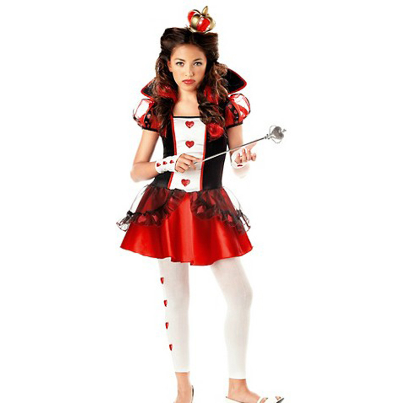 LV8040 Teen Girls Queen of Hearts Costume