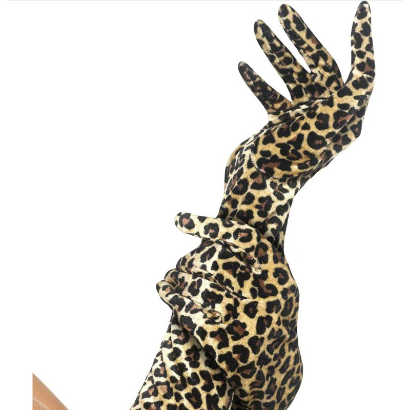 LG39063 Leopard Print Gloves