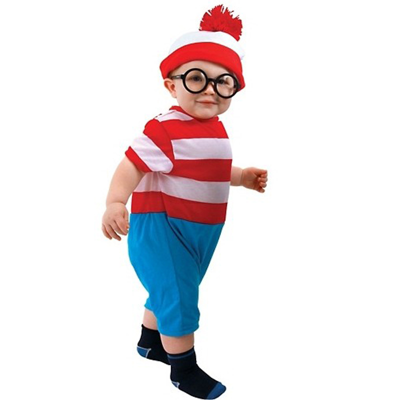 LT062 Baby Where's Waldo Costume