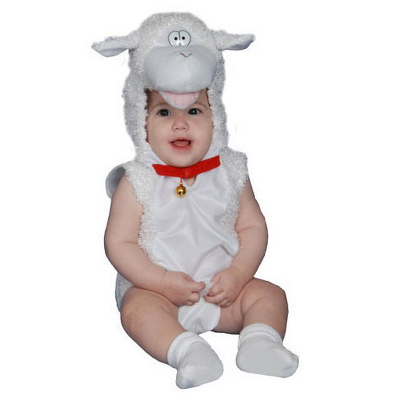 LT071 Infants Halloween Costumes Plush Baby Lamb
