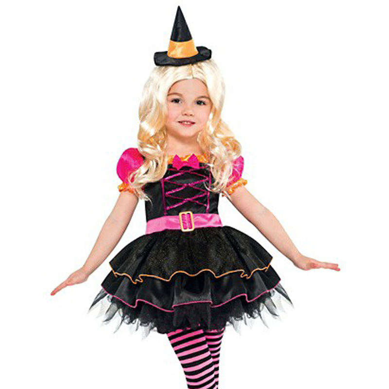 LT077 Toddler Girls Barbie Witch Costume