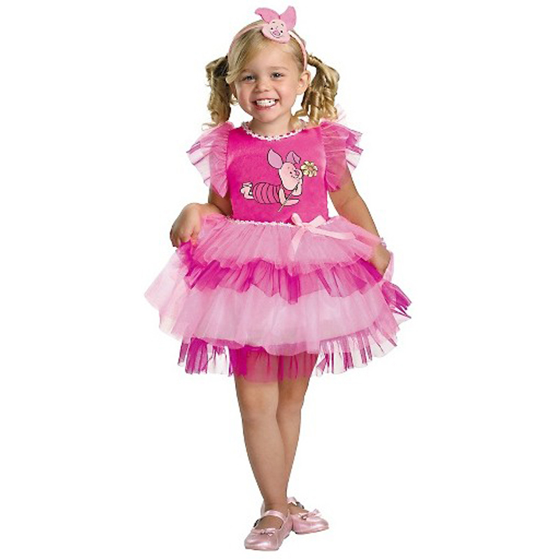 LT084 Toddler Girls Frilly Piglet Costume