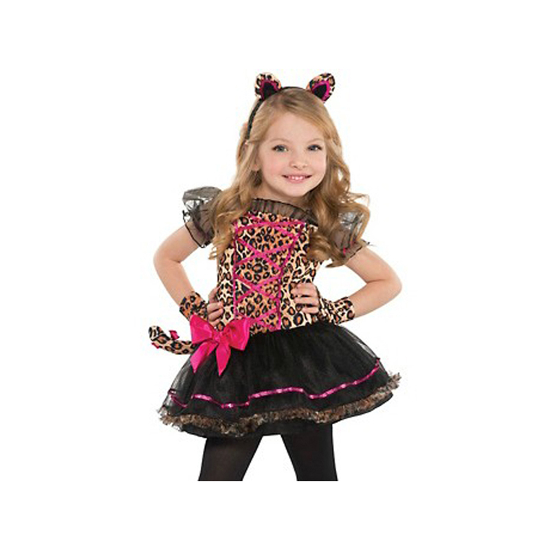LT090 Toddler Girls Precious Leopard Costume