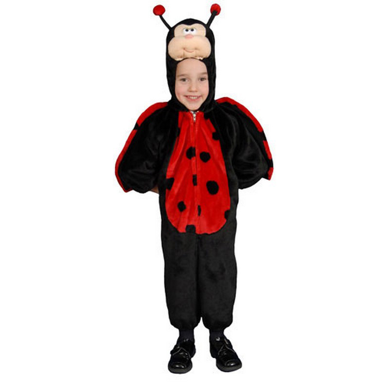 LT094 Toddlers Halloween Ladybug Plush Costumes