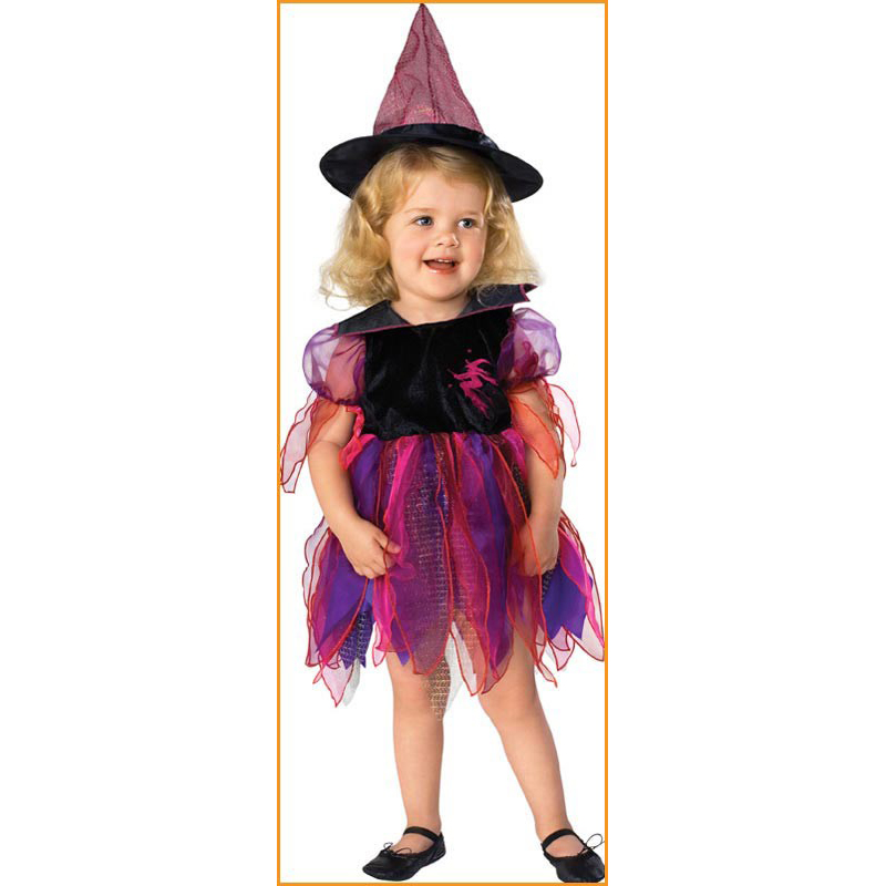 LT098 Witch Halloween Costumes Fancy Witch Costume Toddlers