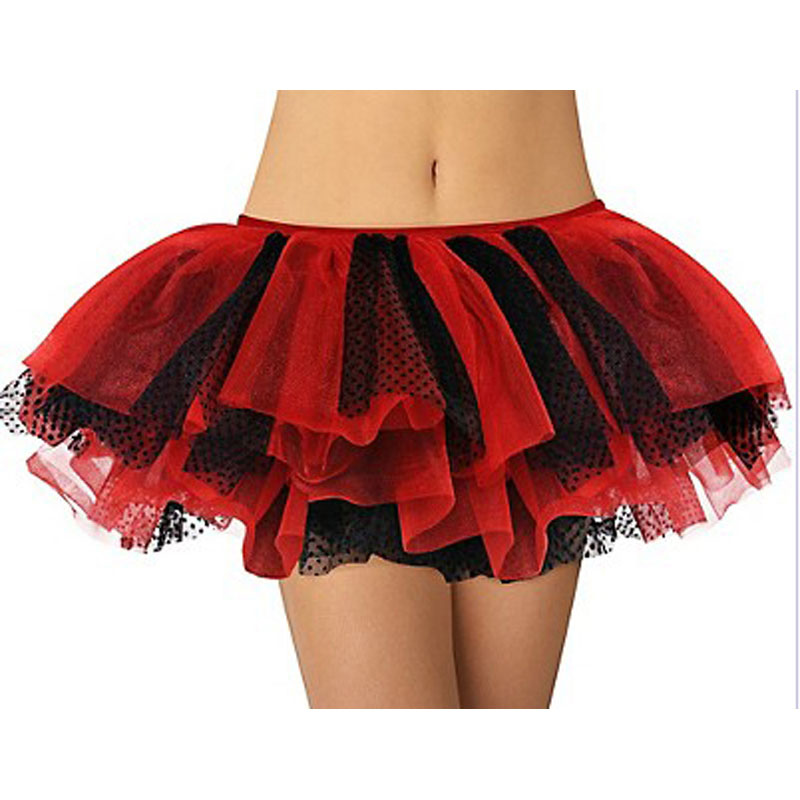 LAT023 Adult Red and Black Tutu