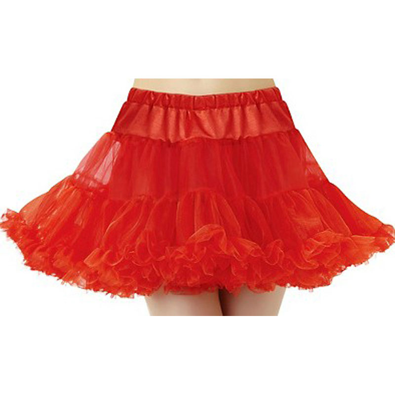 LAT026 Adult Red Tulle Petticoat
