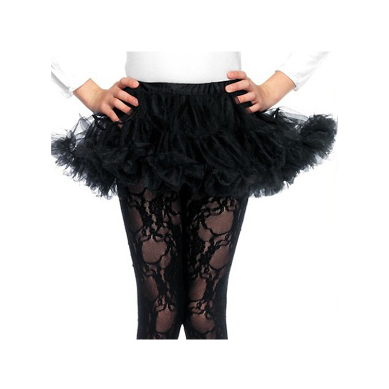 LCT011 Girls Black Petticoat