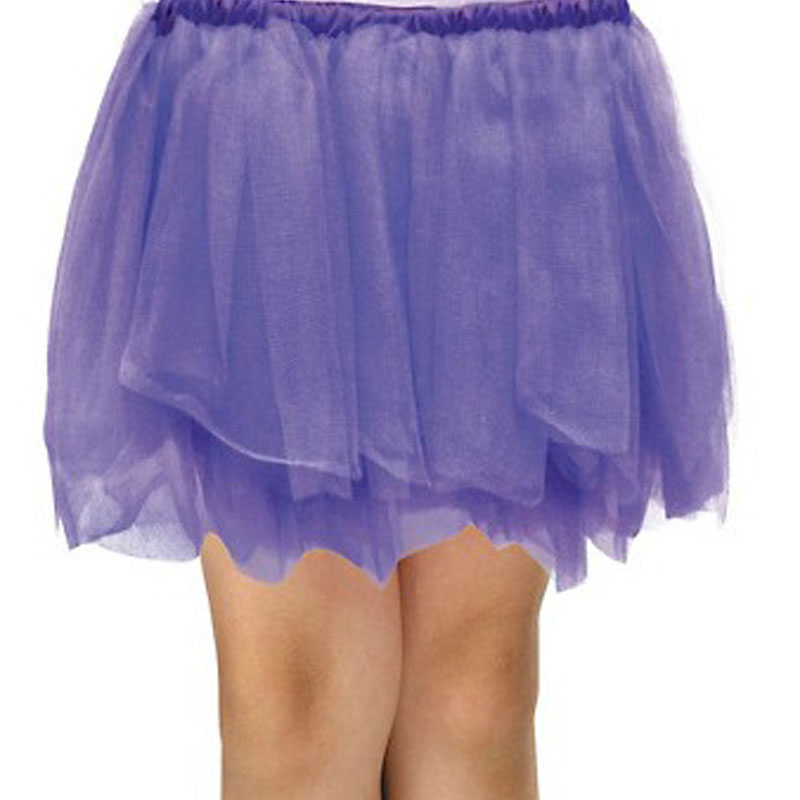 LCT024 Girls Purple Tulle Skirt
