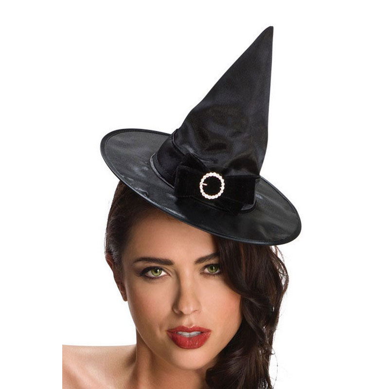 LH3132 Halloween Witch Hats Mini Bow Witch Hat