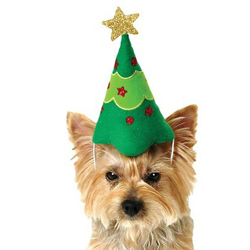 LDC002-Christmas Tree Dog Hat