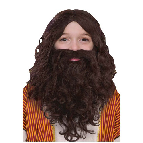 LW4199 child-biblical-wig-and-beard-set