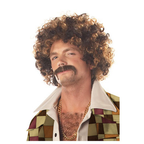 LW4238 disco-dirt-bag-wig-and-mustache