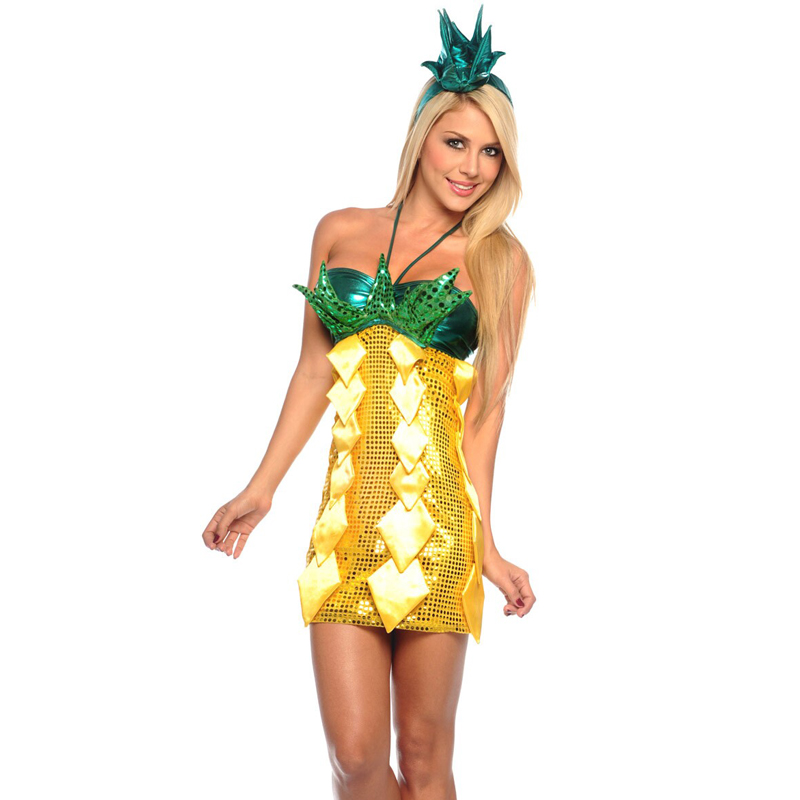 LNCX4032 Sequin Pineapple Costume