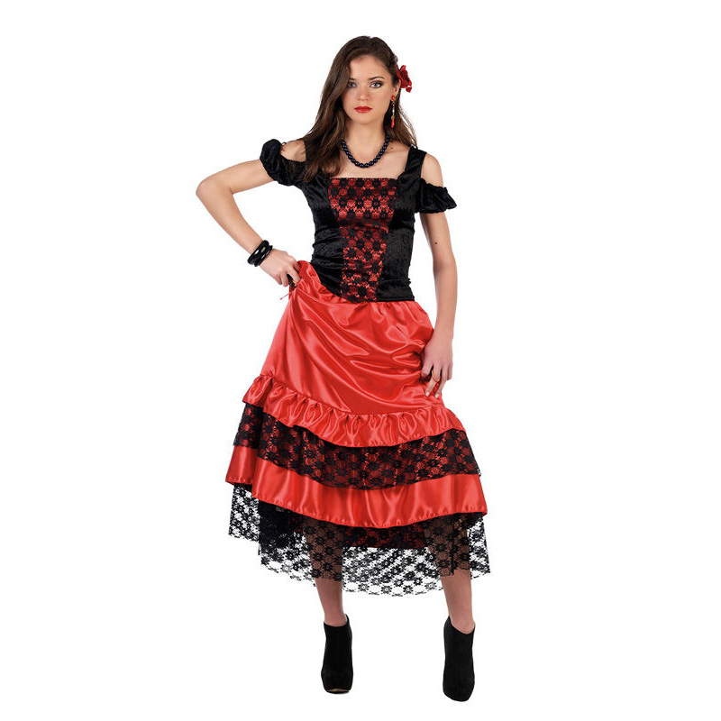 LL6115 Spanish Flamenco Dress