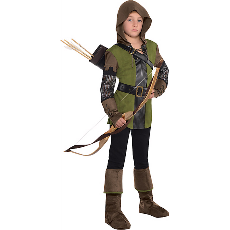 LKB6017 Boys Prince of Thieves Robin Hood Costume