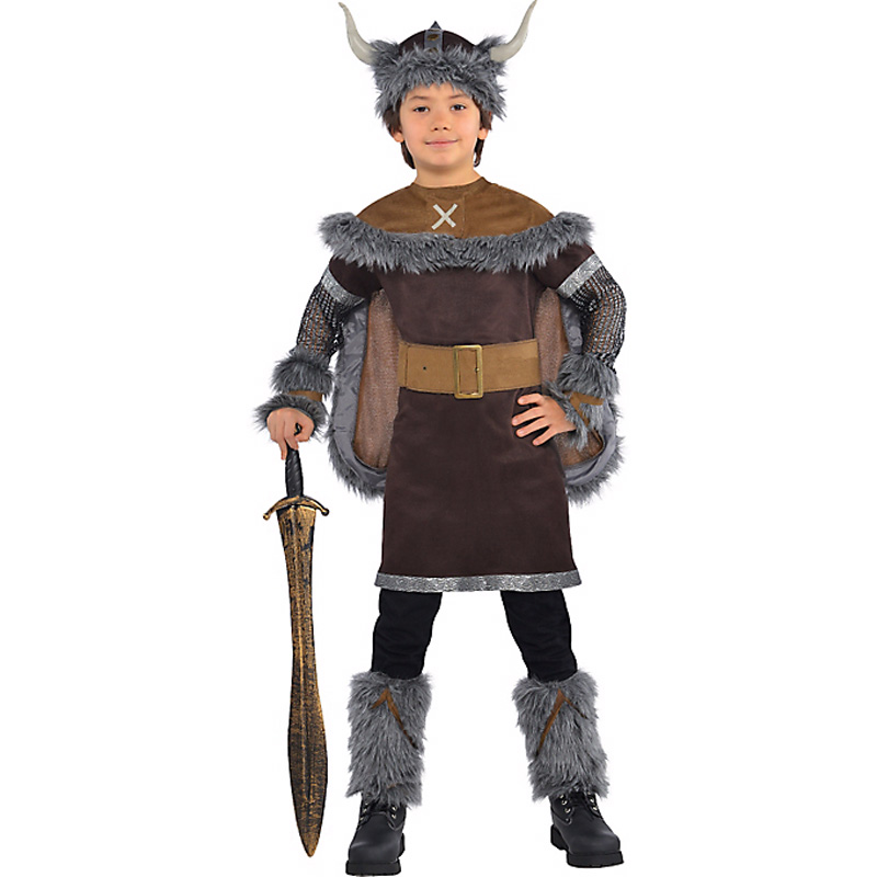 LKB6020 Boys Viking Warrior Costume