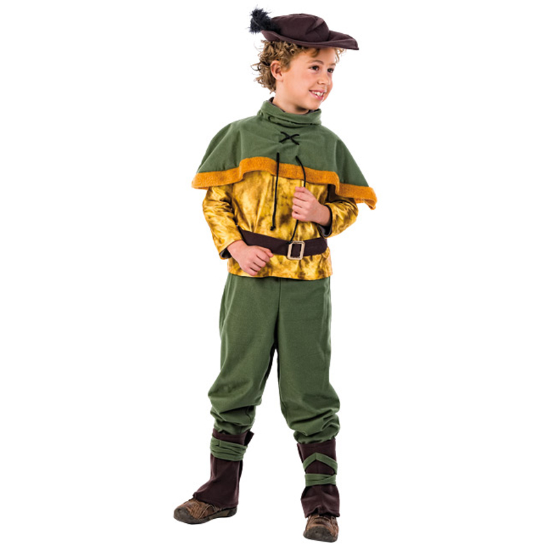 LKB6090 Middle Ages Thief Children Costume