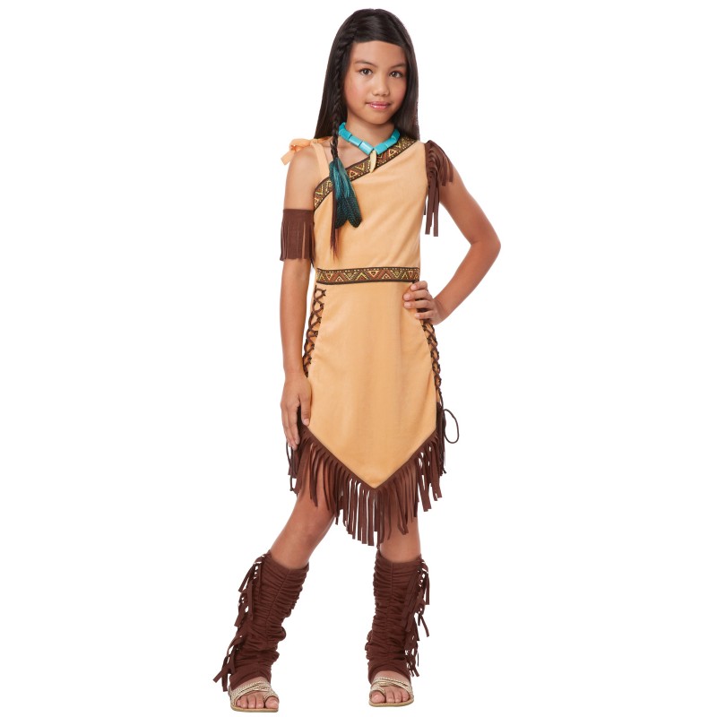 LKG6103 Girls Native American Princess Costume